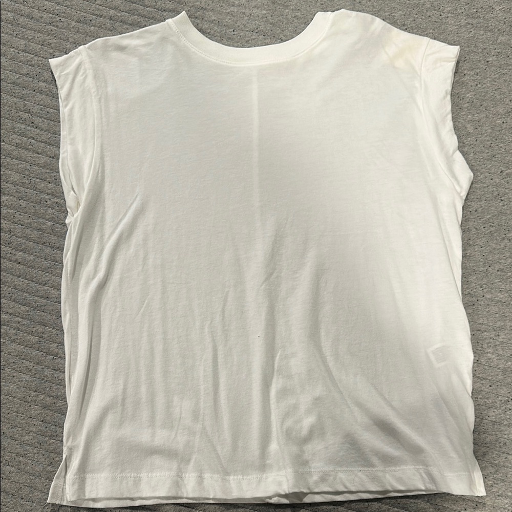 Soft White Sleeveless Top